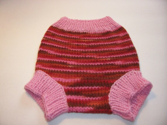 Hand Knitted Wool Cloth Diaper Cover Soaker Wool Nappy Cover