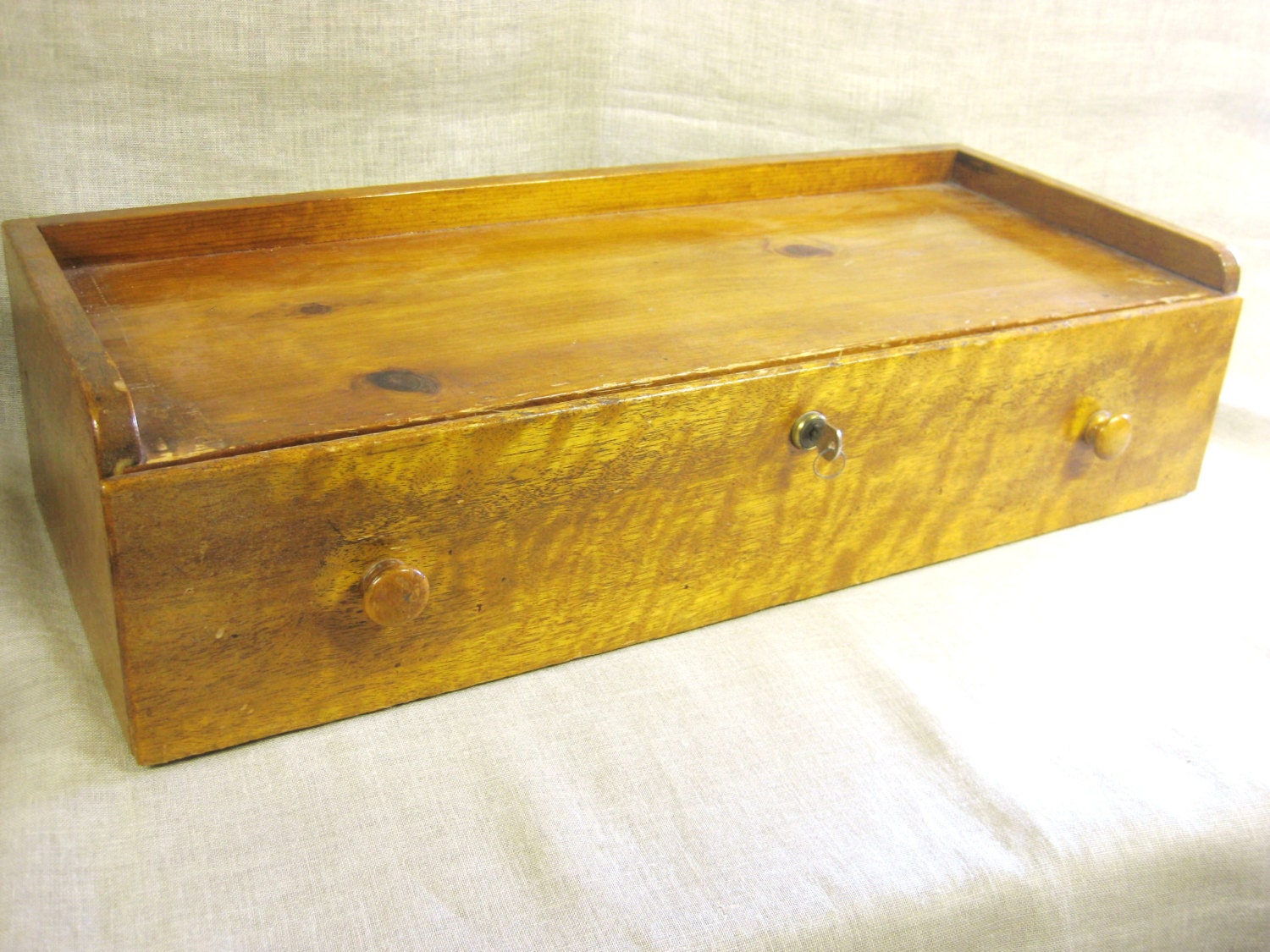 Wooden Desk Box Storage Desk Box Desk Box Trunk