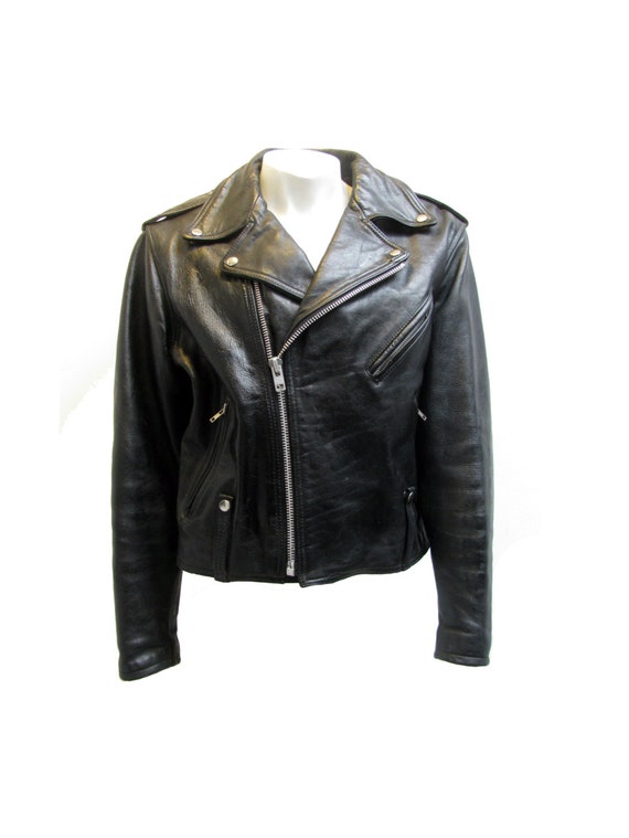  Harley  Davidson  Motorcycle Jacket  Vintage  Mens Post AMF  Black