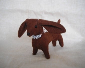 Dachshund Dog / Stuffed Animal / Stuffed Dog / handmade gifts / animal lover gifts