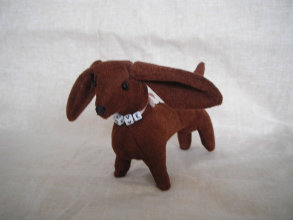 dachshund dog stuffed animal