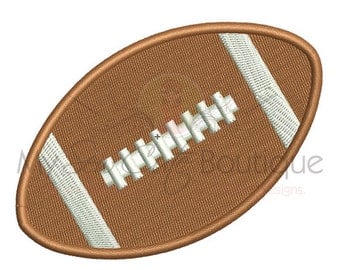 Football Embroidery Design - 12 sizes - Instant Download