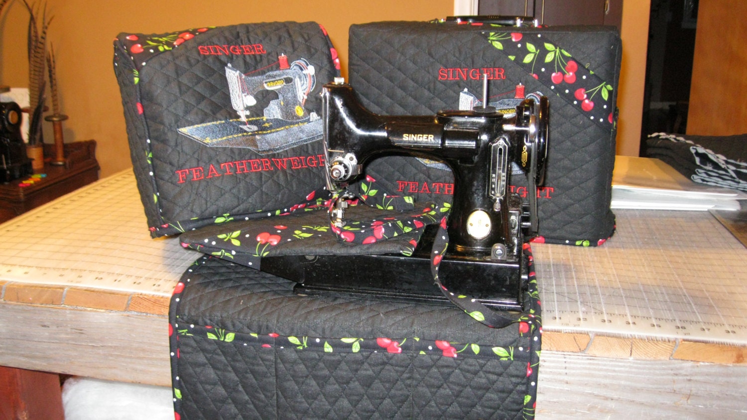 Singer Featherweight Cover Set