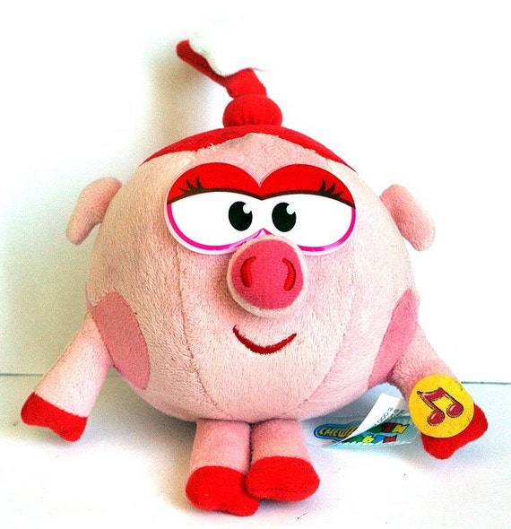 Nyusha And Pin Two Toys From Kikoriki Known In Russian As