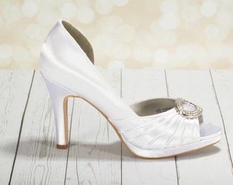 comfortable 4 inch wedding shoes