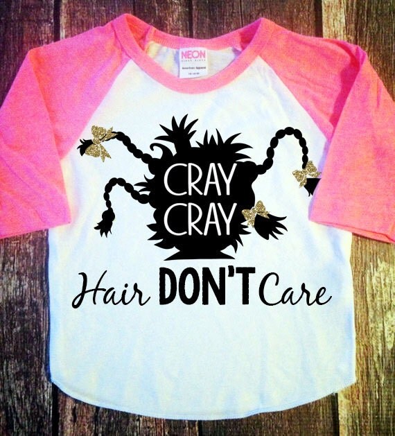 crazy hair dont care shirt