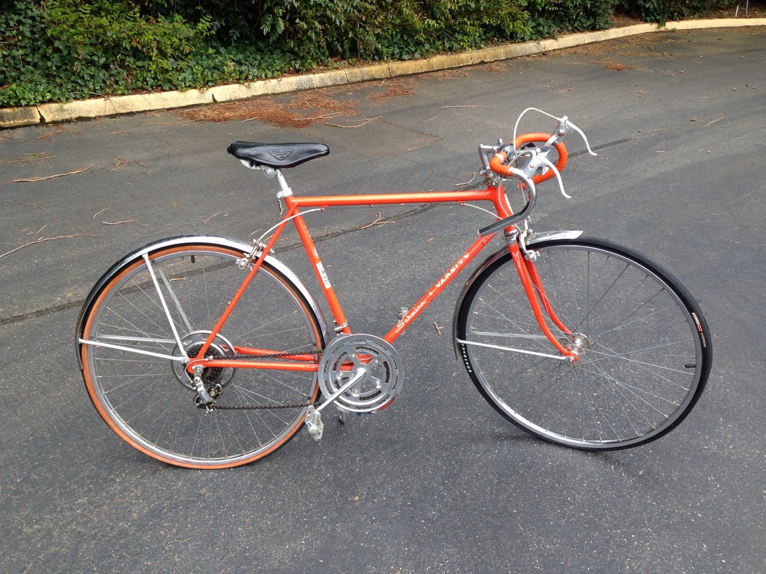 1973 Sunset Orange Schwinn  Varsity 10  Speed  by 