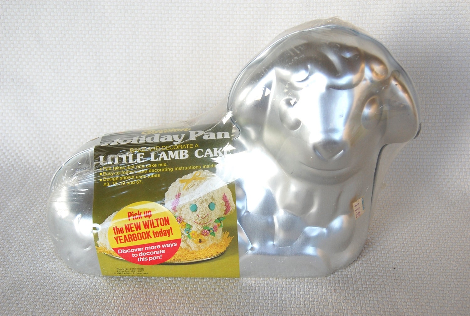 Vintage Wilton Lamb Cake Pan Stand Up 3D Lamb Pan circa 1976