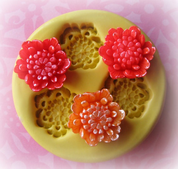 Soap Embed Mold Silicone Mold Cabochon Flower Mold Resin