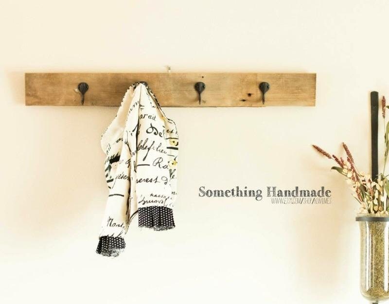 Barn wood coat or hat rack made from 100 year old by klwilmes