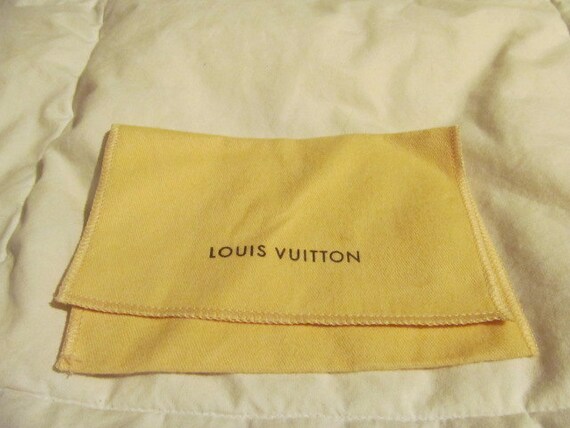 Authentic Louis Vuitton reclaimed duster dust bag jewelry wallet ...