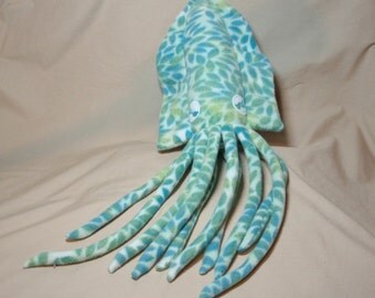 Made to Order Lorena the Fleece Cuddlefish - Cuttlefish Ocean Marine Stuffed Animal Plush