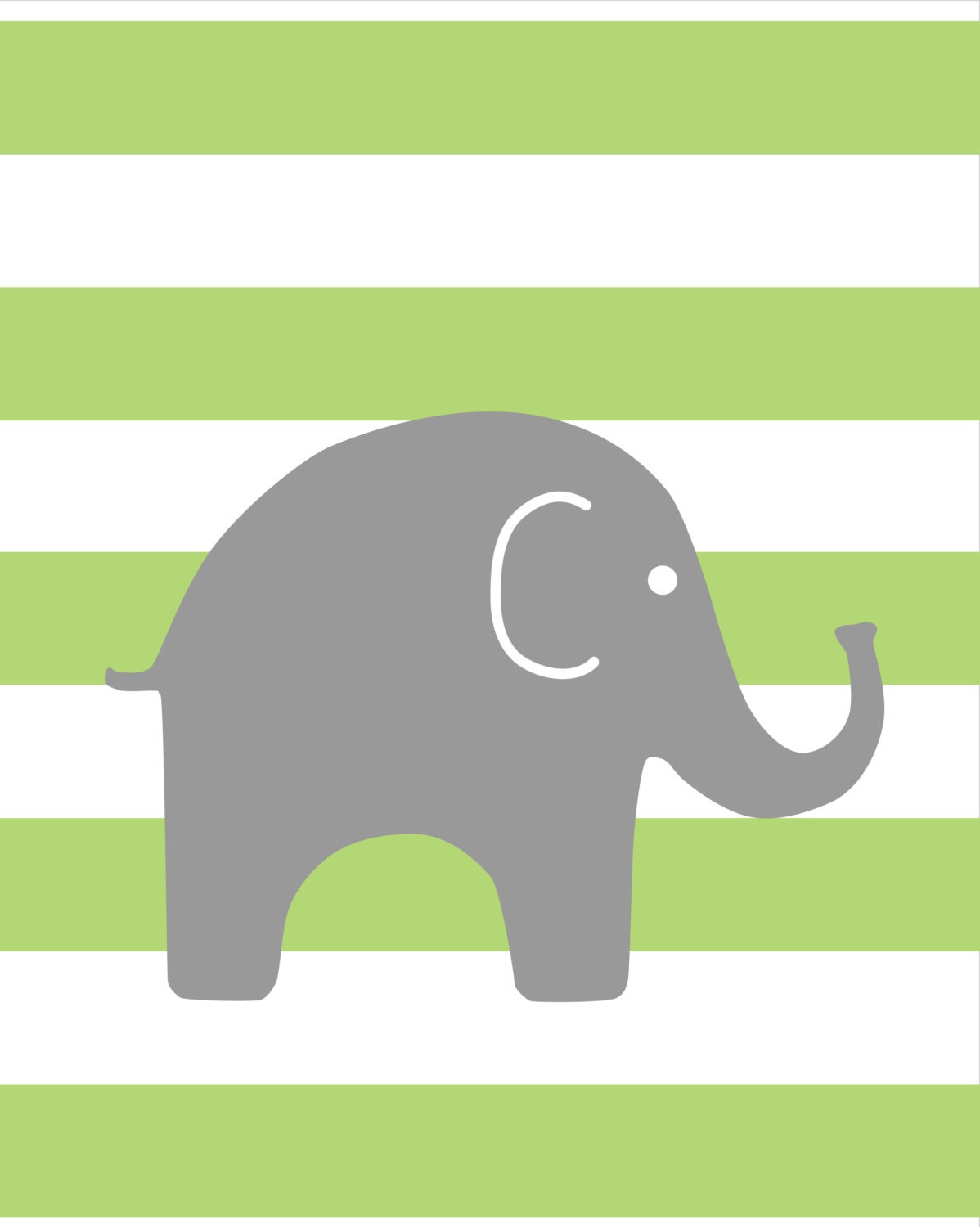 Navy Blue and Lime Green Nursery and Navy Elephant Nursery You