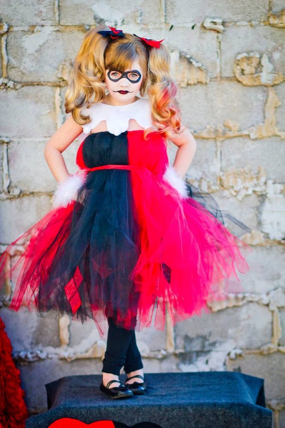 Harley Quinn Tutu Dress by Atutudes Batman Joker Harlequin