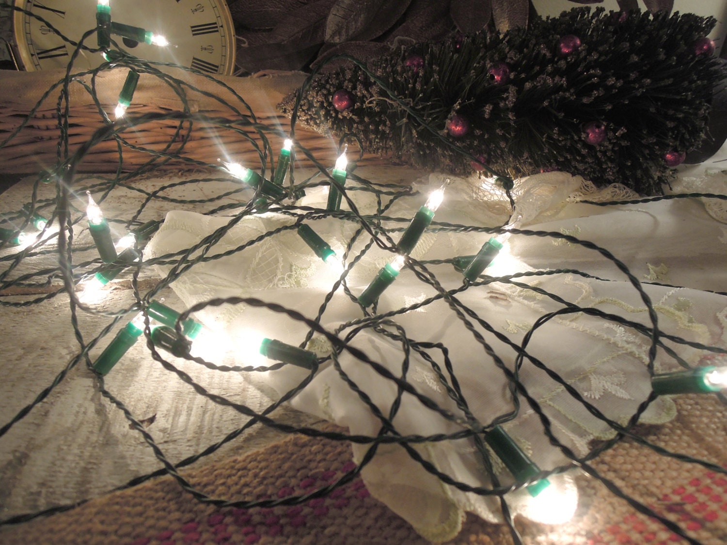 vintage white christmas lights made in italy miniature vintage white christmas lights made in italy miniature