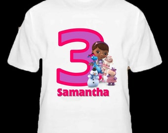 doc mcstuffins custom birthday shirt