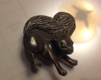 Gerry's grey squirrel brooch VJSE