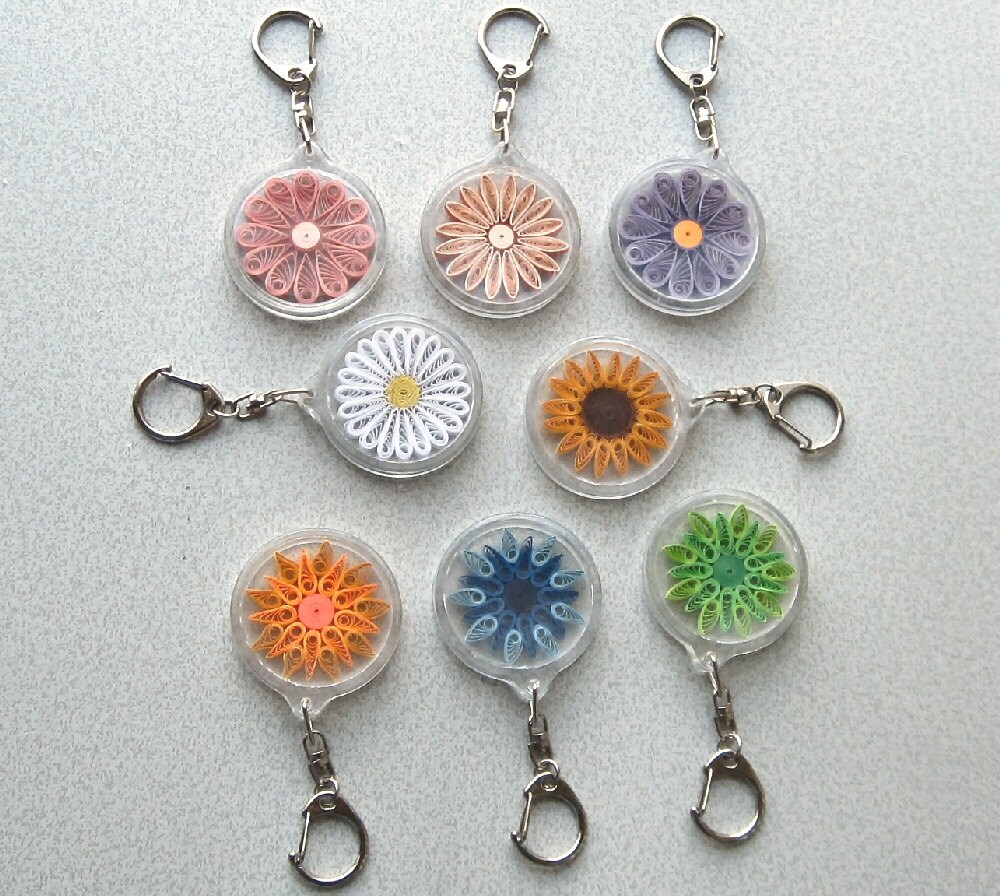 Quilled Keychain