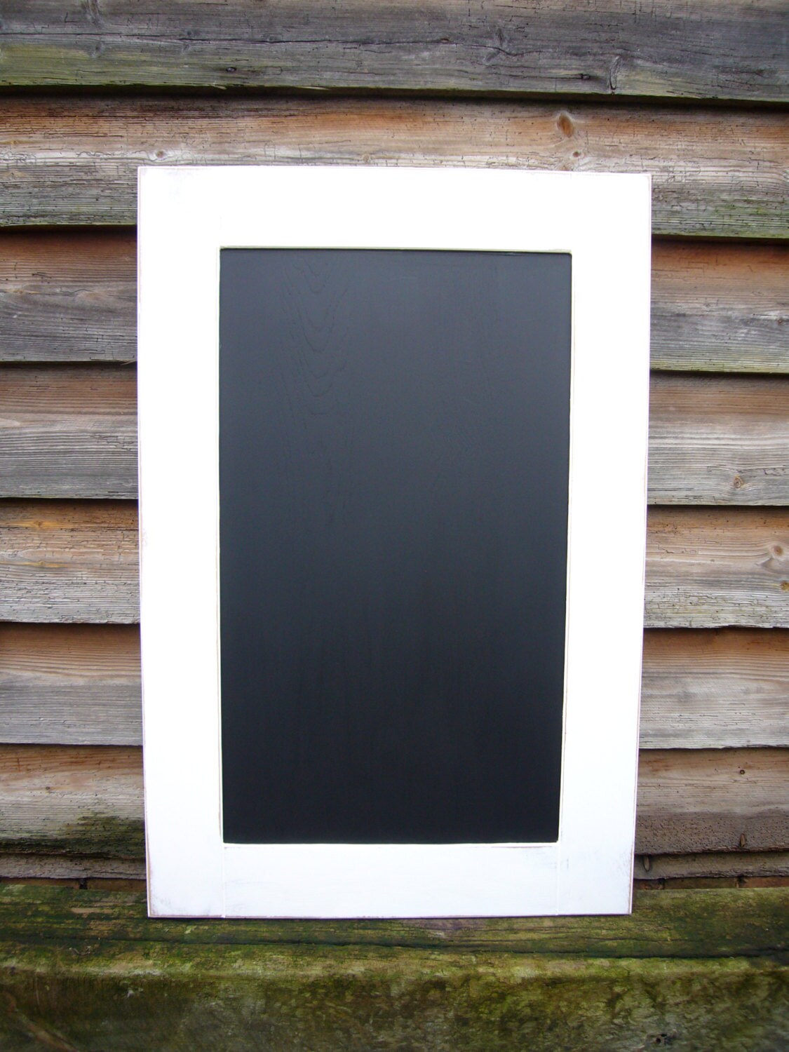 Large Chalkboard White Frame Chalkboard Wedding by JuRocks