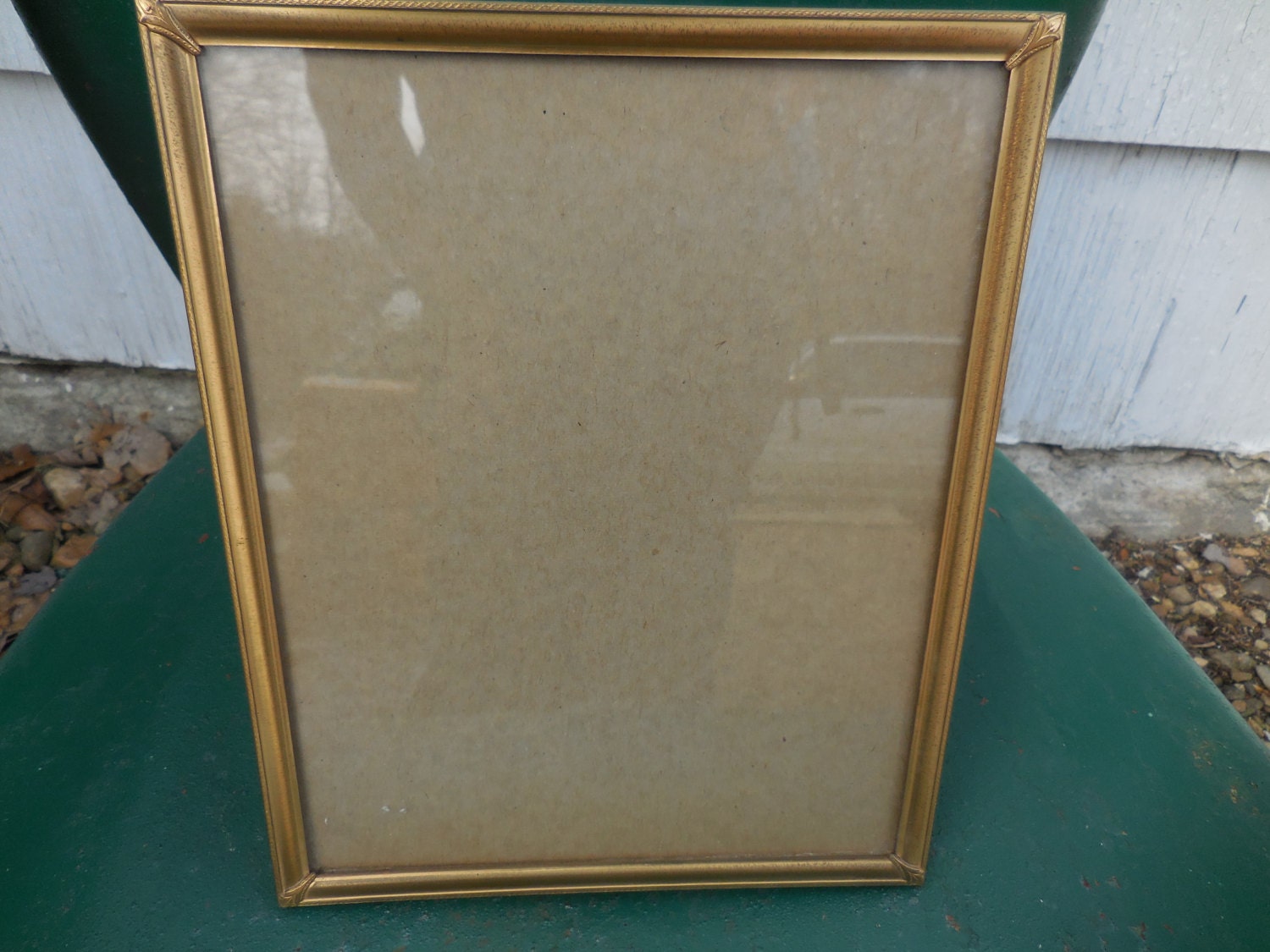 Vintage Gold Tone 1940s to 1950s Picture Frame Photo Large
