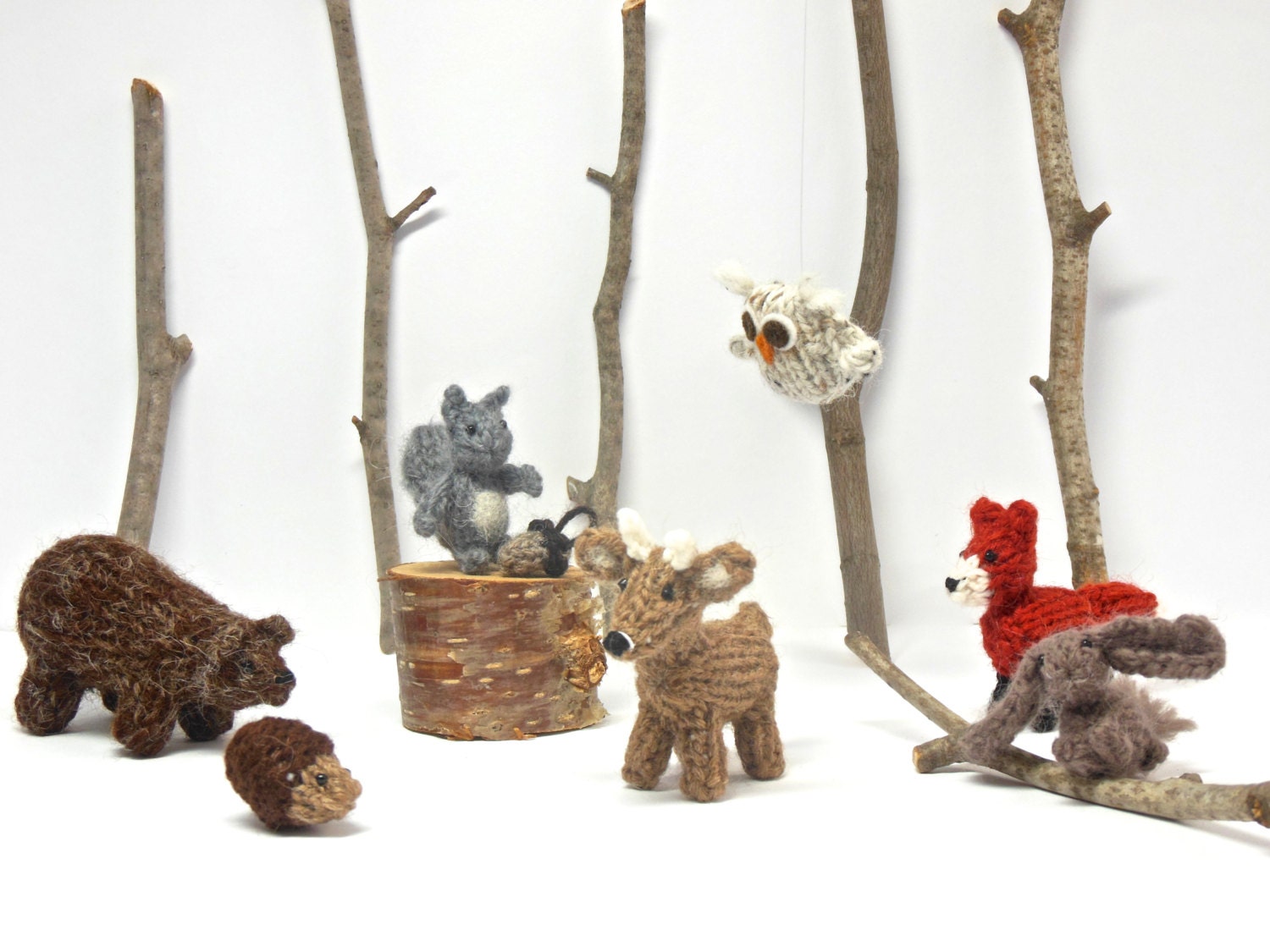 miniature woodland animals