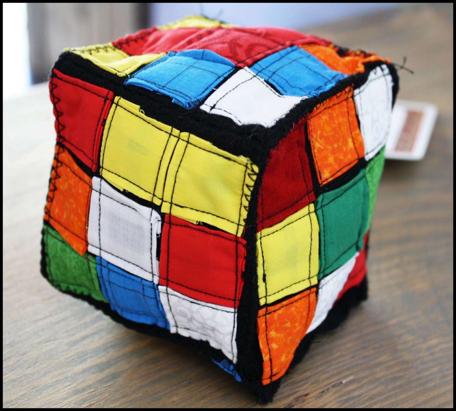 Plush PUZZLE CUBE Toy Rubik's Cube Fabric Toy Cute