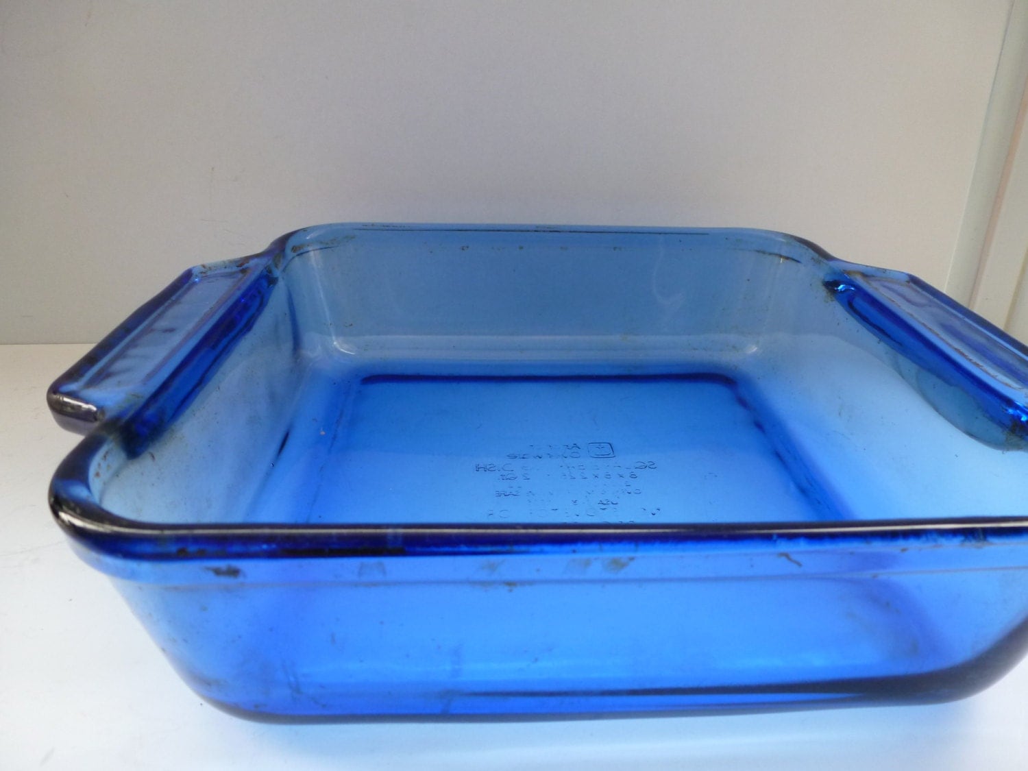 Cobalt Blue Pyrex Casserole Dish 2 Quart Vintage Pyrex Baking