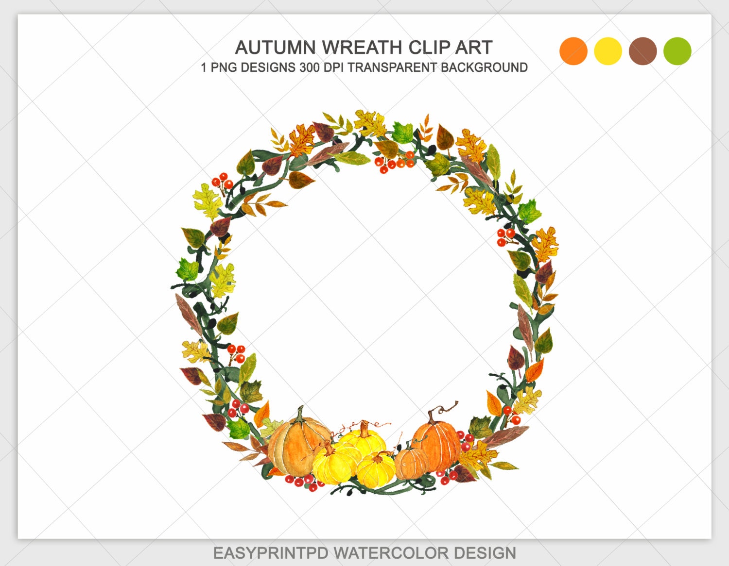 clip art fall wreath - photo #34