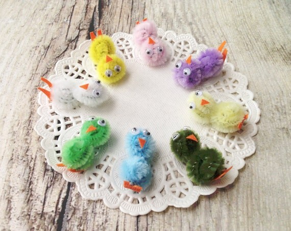 Colorful Birds Accessories Craft Kit Make your own Magnet Charm Brooch Pins Snap Clips Phone Dust Plug Spring Pastel Colors Bright Colors