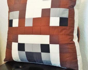 minecraft cow pillow