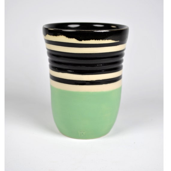 Ceramic Pottery Coffee Mug No handle Tea Mug by KrisCravensPottery