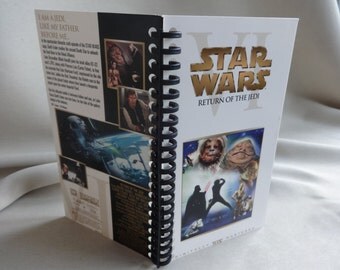 Star Wars Return of the Jedi 2000 edition VHS Tape Box Notebook