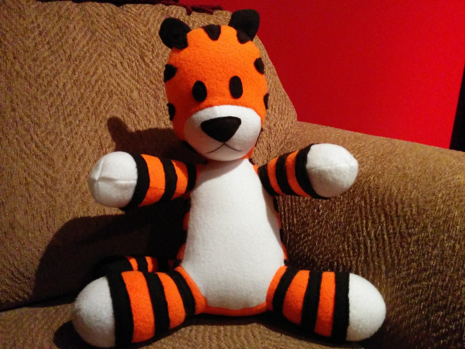 stuffed hobbes doll