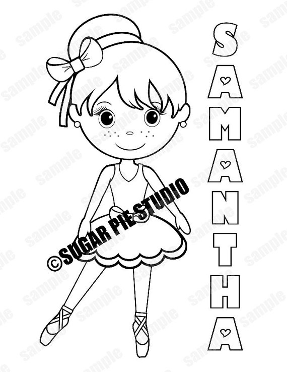 dance coloring pages personalized - photo #12