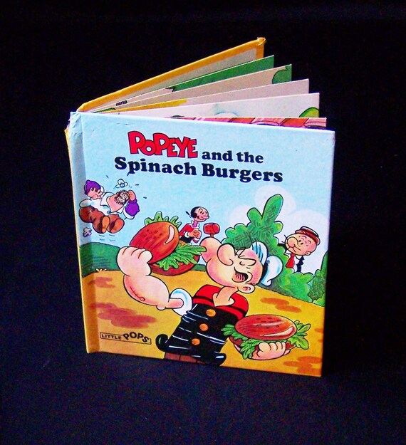 Vintage Children S Pop Up Book Popeye And The Spinach