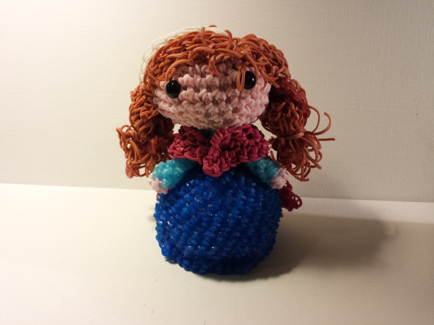 Amigurumi/Loomigurumi Rubber Band Crochet Ice Princess Sister