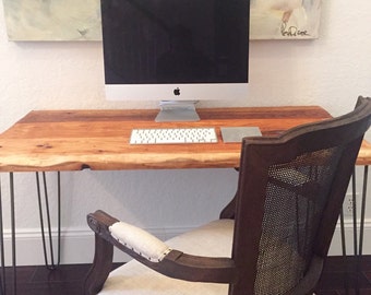 SALE! Reclaimed Wood Desk - rustic writing desk or bureau Satin Finish