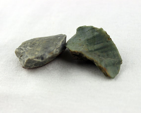 Jasper/Agate FREE Shipping in USA Raw Green Set by CardandStone