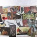 Vintage Art postcards, 30 vintage post cards, Paintings, Sculptures cards, Paper DIY kit, Tag Supply, Scrapbooking, graphic art copy, 34P