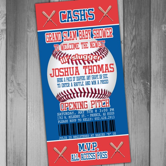 Cubs Baby Shower Invitations 8