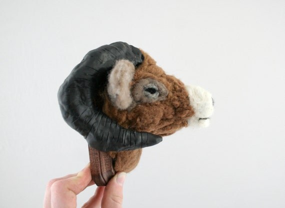 Faux Taxidermy Ram (Ovis aries)