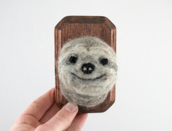 Faux Taxidermy Sloth (Bradypus variegatus)