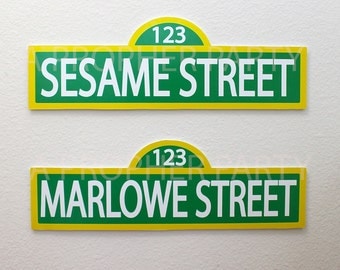 sesame street sign – Etsy