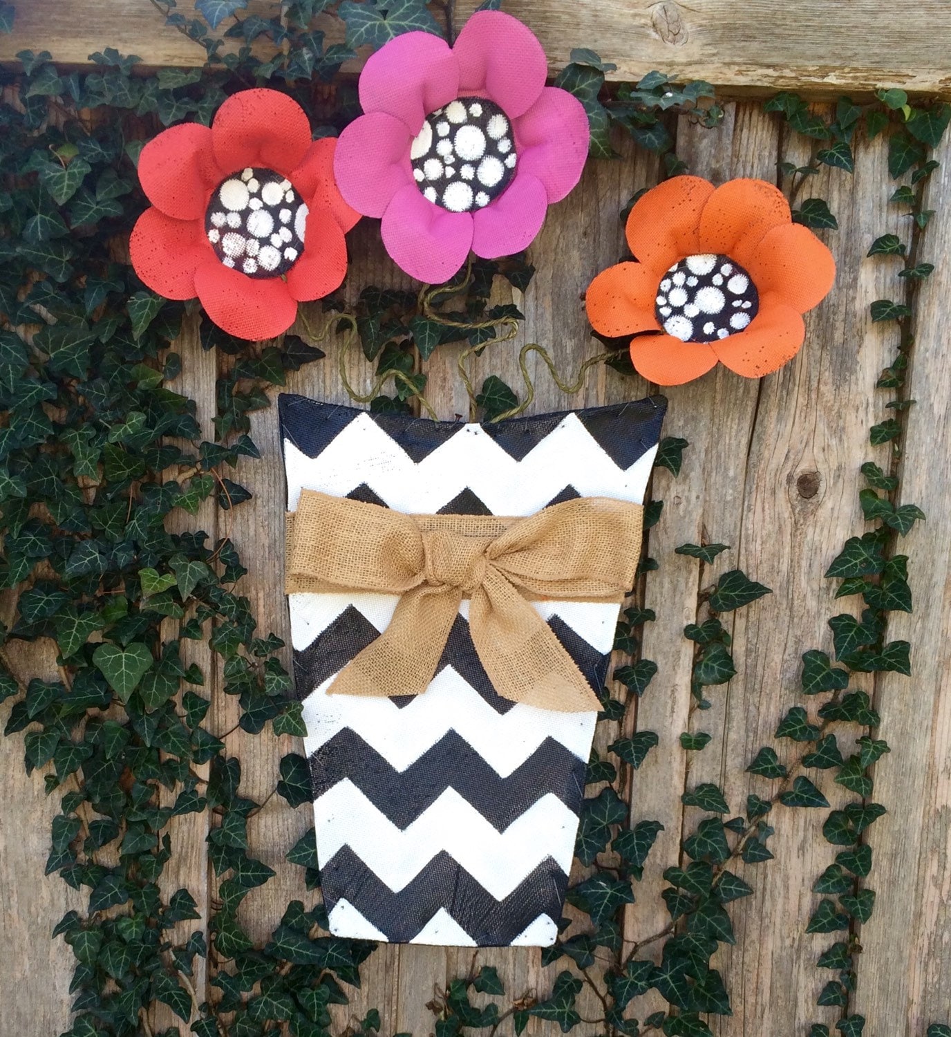 Summer Door Hanger Screen Door Hanger Red Pink and by doornament