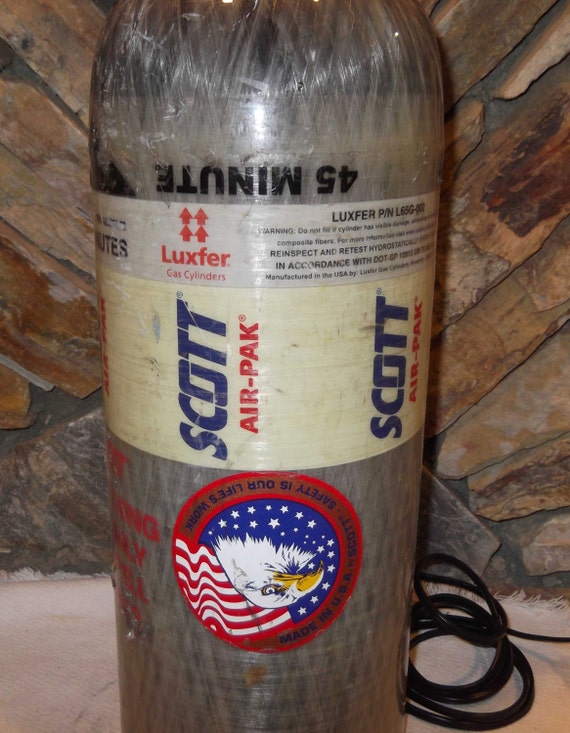 Scott Fire fighter scba cylinder tank lamp