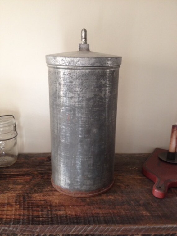 Items similar to Vintage Metal Ice Cream Freezer on Etsy