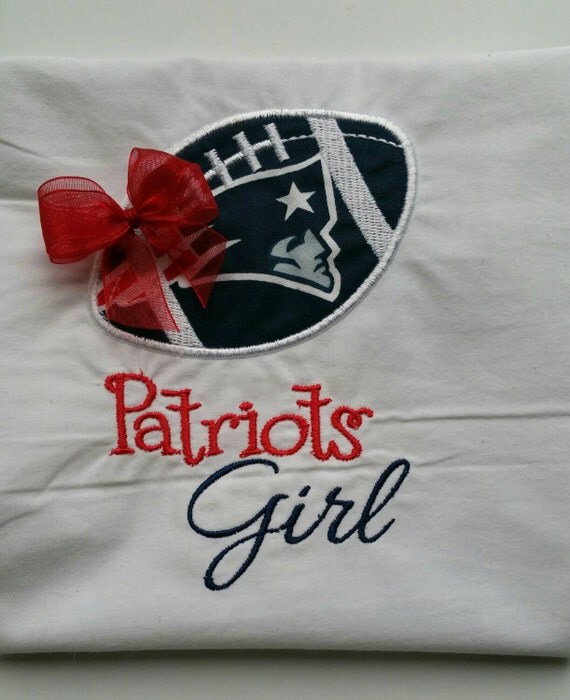 New England Patriots Inspired Girl Shirt by saluna on Etsy