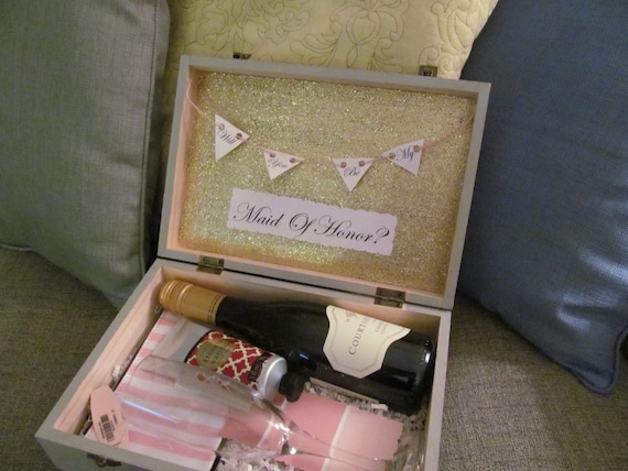 Will you be my Maid of Honor box maid of honor gift