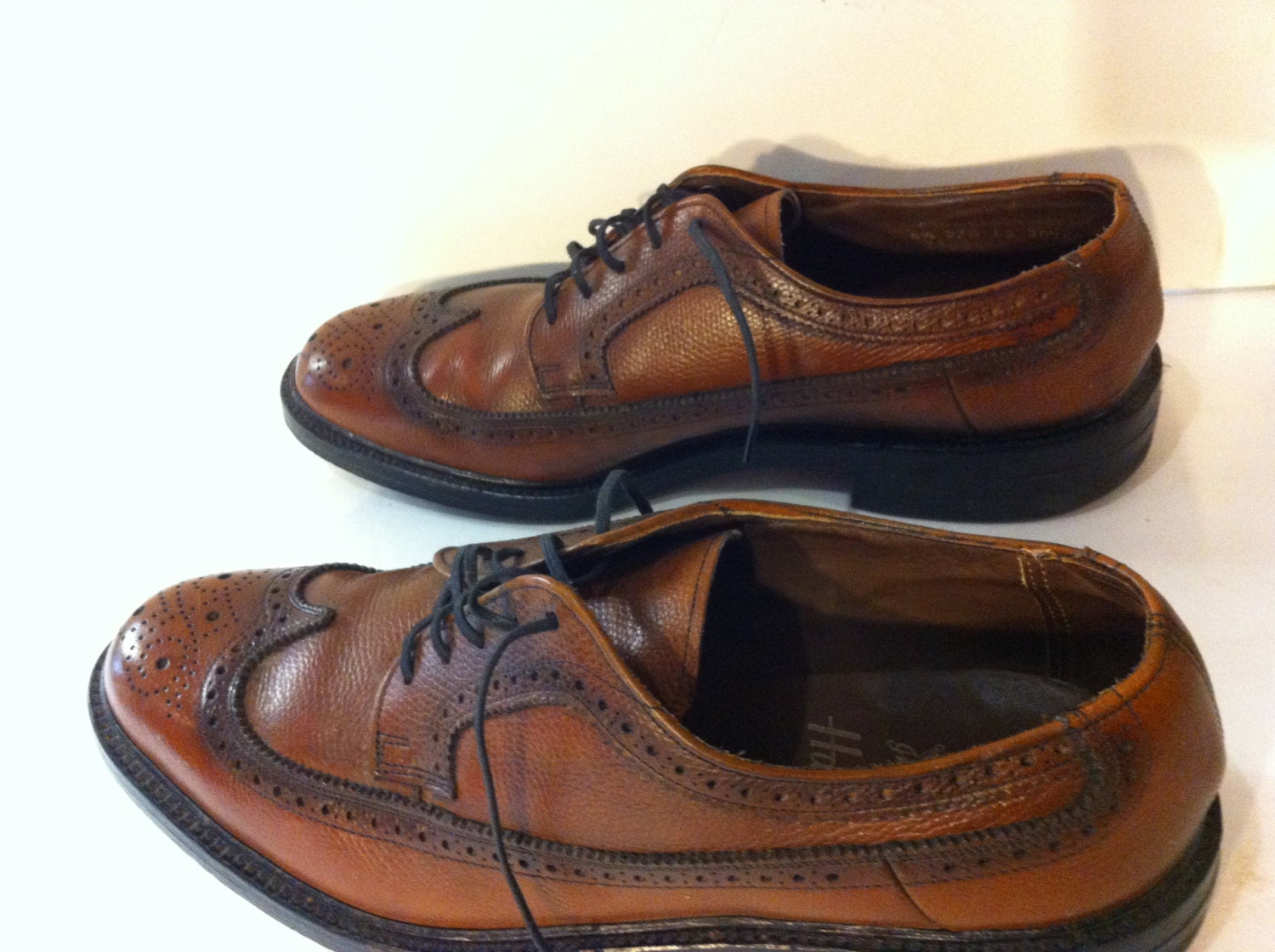 Vintage Mens Brown Shoes by Hanover