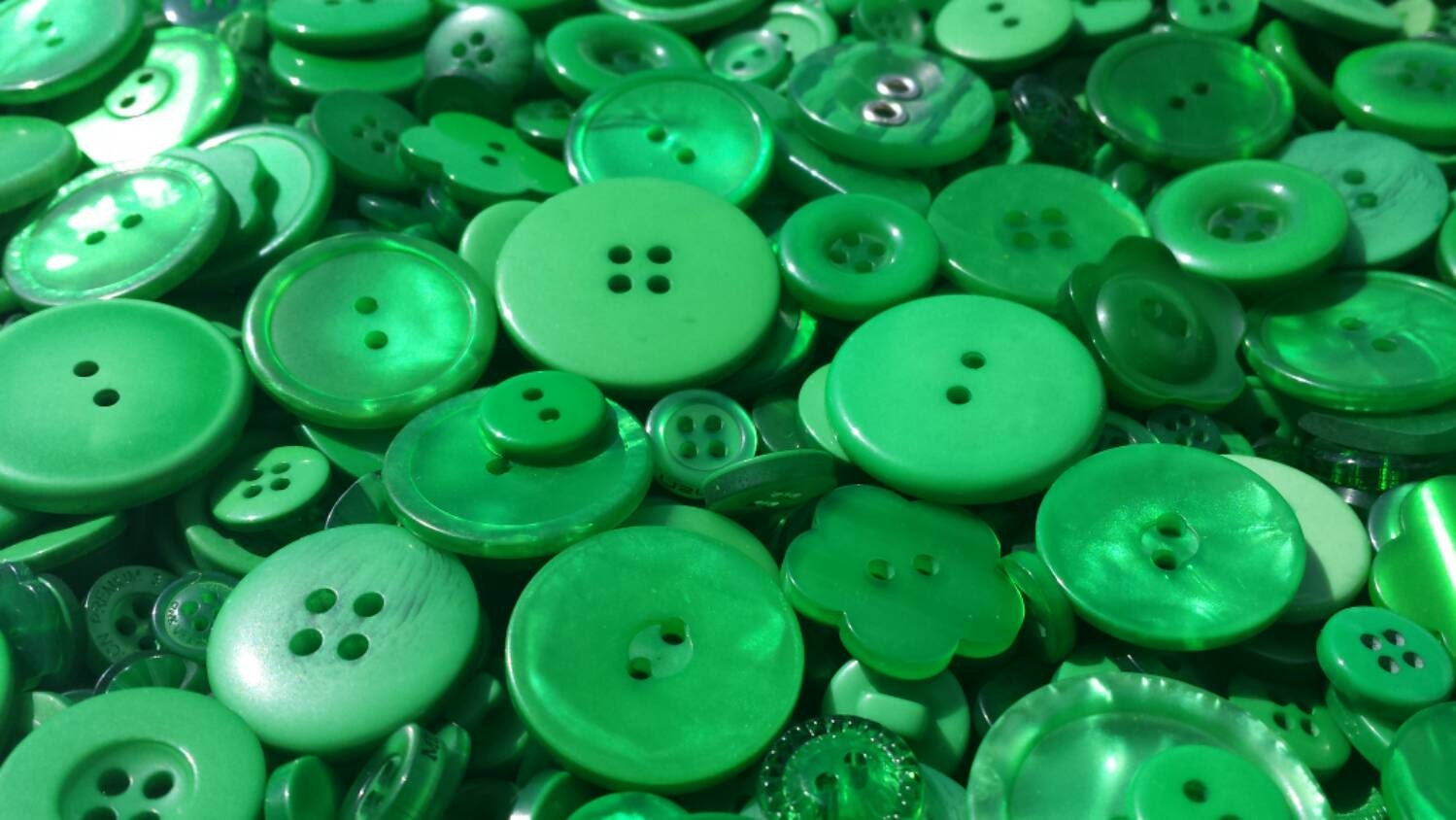 200 Mixed Kelly Green and Emerald Green by